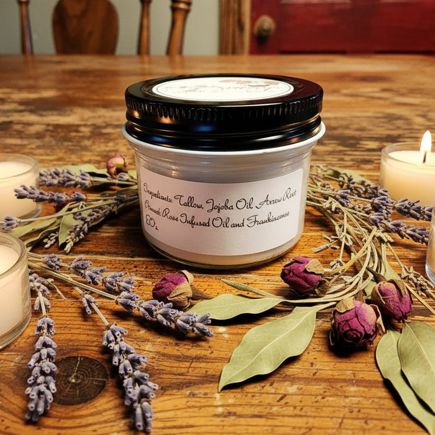 Rose and Frankincense Whipped Face Cream