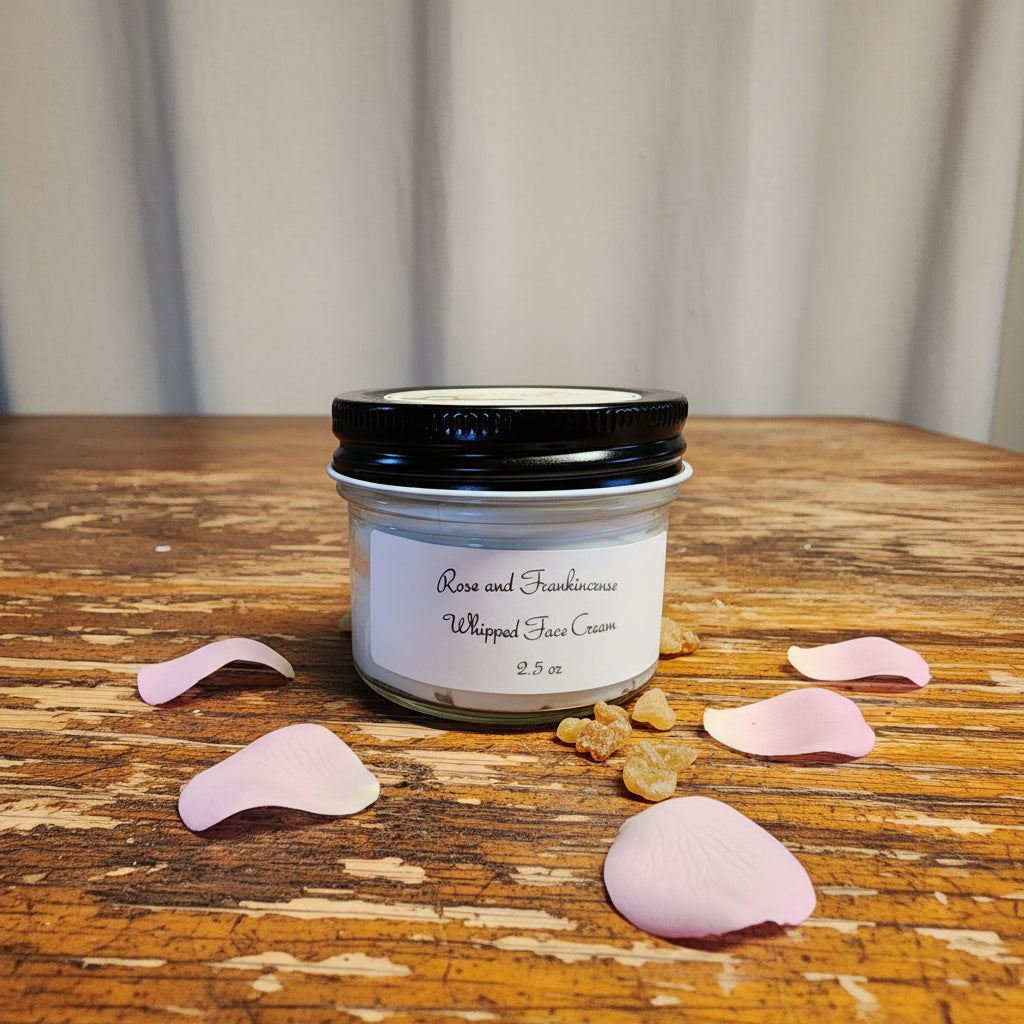 Rose and Frankincense Whipped Face Cream